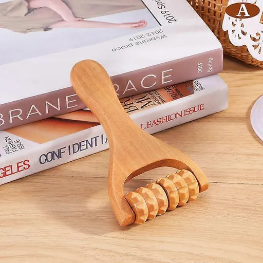 Wooden Roller Massager for Neck Shoulder Leg & Foot Massage