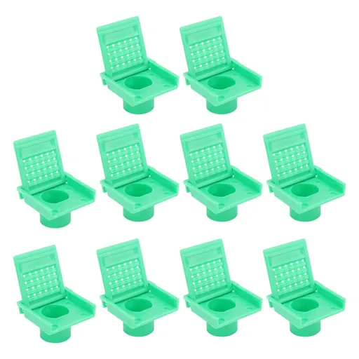 10PCS Beehive Entrance Gates Plastic Bee Hive Nuc Box Ventilation Opening Window for Beekeepers Beekeeping Supplies Green