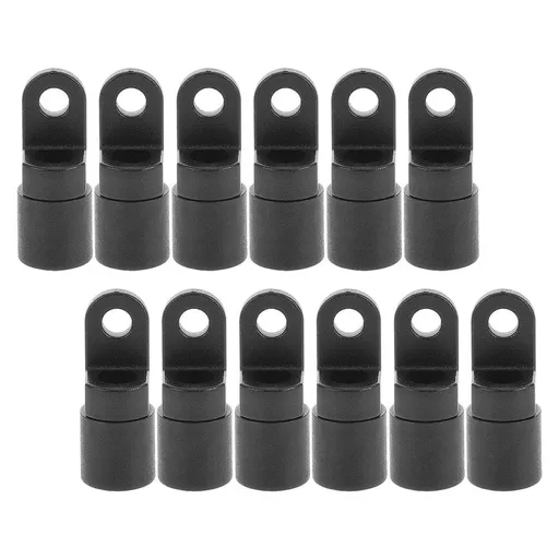 12Pcs Plastic Bungee Cord Terminal Ends with Quick Release for Kayaking Gear