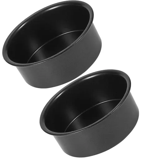 Set of 2 Non-Stick Round Baking Pans with Detachable Sides, Molds for Easy Baking