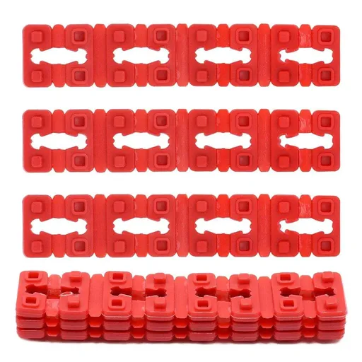 12/100pcs Red Switch and Receptacle Spacers Adjustable Depth Electrical Tool - 12PCS