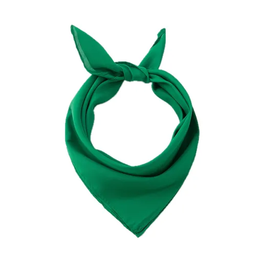 Plain Bandana 100% COTTON Head Wrap Durag Bandanna Summer Biker Scarf Mask - Green