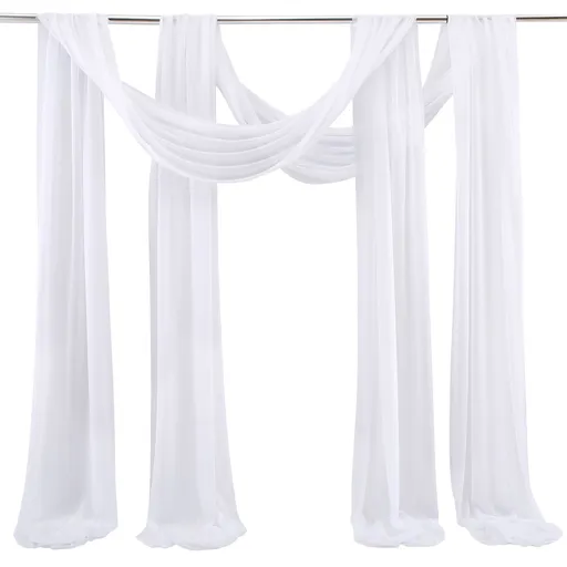 Wedding Arch Chiffon Fabric Drapery Wedding Drapery Arch Decoration Wedding Decor