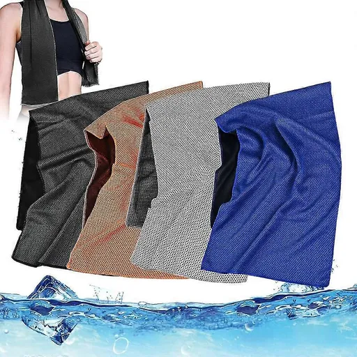 4 Pack Cooling Towels Microfiber Sports Towels for Running Gym Yoga Hiking Camping