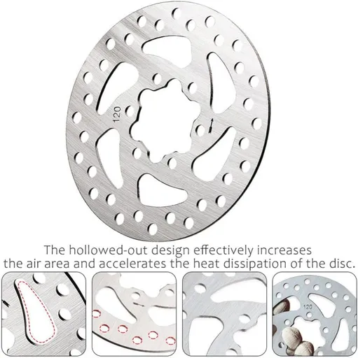 Durable Electric Scooter Brake Rotor Bike 120mm Brake Disc Replacement Parts Brake Parts Smooth, round and smooth