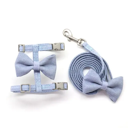 Cat Harness Anti Escape Polyester M Sky Blue