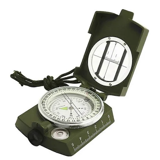 Waterproof High Precision Compass Outdoor Gadget Sports Hiking Mountaineering Professional Metal