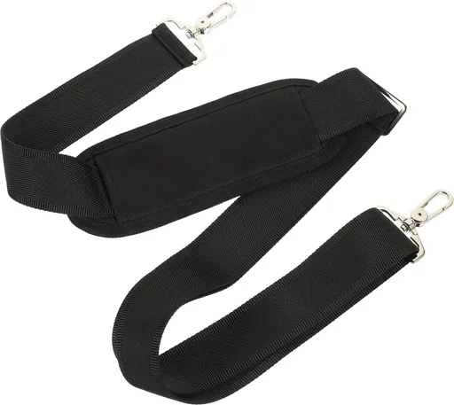 Bag strap - shoulder strap - adjustable shoulder strap - for shoulder bag, carrying bags - accessories - bag strap - computer bag strap - single shoulder strap - black - nylon - 133cm*3.8cm