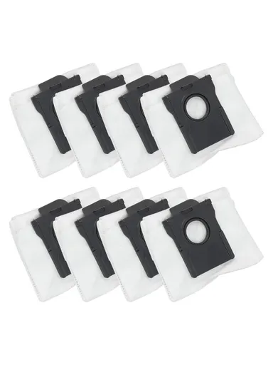 8Pcs Dust Bags For Dreame D10 Plus Gen 2 L10s Plus Robot Vacuum Cleaner Accessories Sweeper Parts For Home Cleaning Supplies