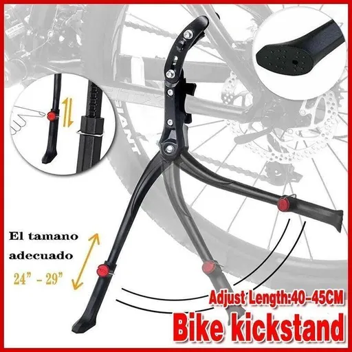 Adjustable Bike Side Kickstand 24 to 29 Inch Bicycle Parking Stand