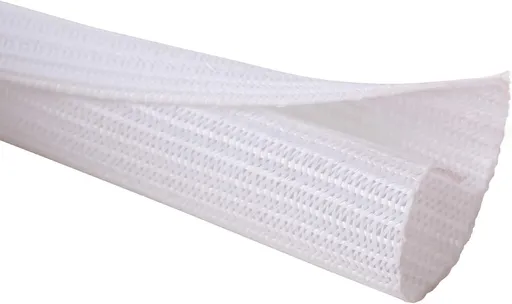 Petluno 13mm-3.1m self-closing cable sleeve woven cable jacket cable protection cuttable White For TV Computer Home Theater Car cables at home and in the office