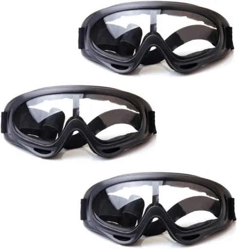 Children’s Safety Glasses－3 Pack of Kids Outdoor Game Protective Goggles Safety Goggles Eyewear for Nerf N-Strike Elite Gun Toy Gun Game Eye Protection & Laboratory Work Safety Glasses