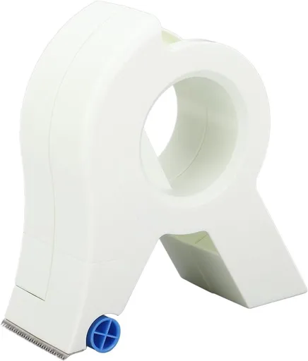 Tape Dispenser - Portable masking tape dispenser - adhesive tape dispenser - Seam sticker tool - for wall and floor painting - for paintwork, windows and door frames - 15*10.4 cm - white