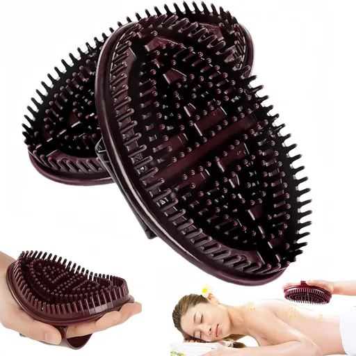 2 Pcs Meridian Brh Massage Brh, Beauty Salon Professional Ctom Meridian Brh, Acupressure Meridian Brh, Meridian Scalp Massage Brh, Full Body Relaxation Comb