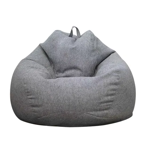 Bean Bag Chair Cover for Kids Adults (No Filler), Soft Lazy Sofa Bed Cover Washable Storage Bean Bag Cover for Living Room-2pcs