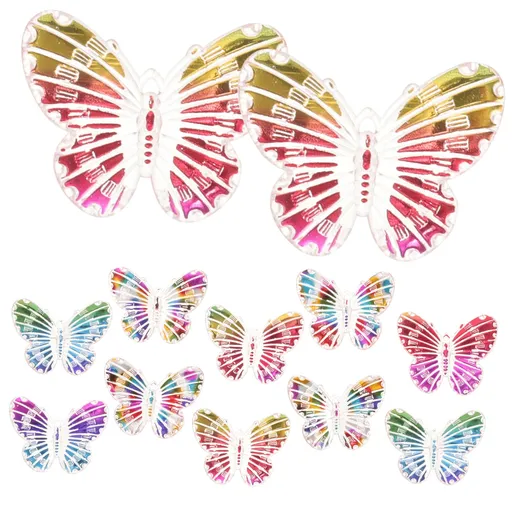20Pcs spacer beads Bracelet DIY butterfly charms animal glass bead charms for bracelet making bracelets pendant