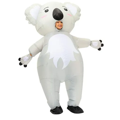 Koala Cartoon Costumes Air Model Inflatable Costume Funny Dress Up Props Halloween Party Clothes Adult One Size