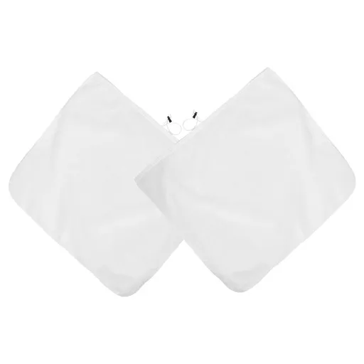 2- White Nylon Brewing Bags for Beverage Brewing, 32 x 24 Inches, Reusable Filter Bags for Home Brewing Supplies