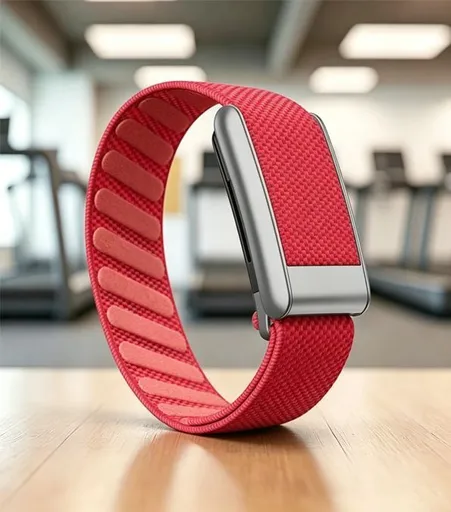 Nylon Sport Watch Strap - Torch Red