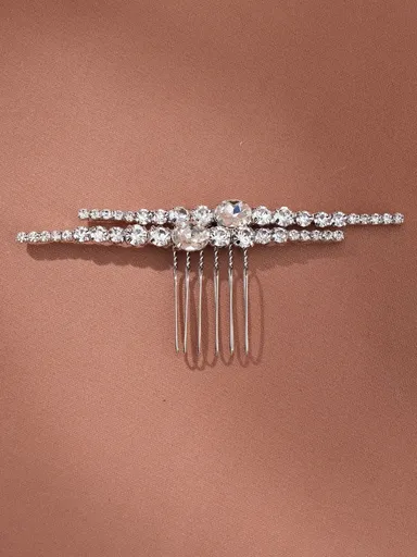Pearl Comb Vintage Alloy Hair Comb Comb Clips Girl Hair Accessories Girl Headpiece Accessories for Women Women's