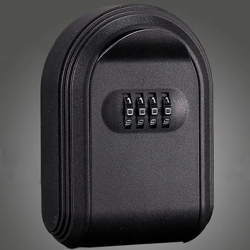 Combination Lock Key Box - Black