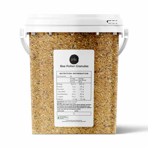 800g Bee Pollen Granules Tub Bucket - 100% Australian Pure Raw Supplement