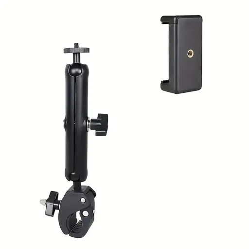 Motorcycle Phone Camera Mount Anti Shake for Bike Scooter Navigation Secure - L