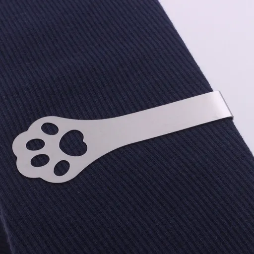 10 Piece Cat Paw Design Stainless Steel Triangular Tablecloth Clips Non-Slip Decorative Table Cover Clamps