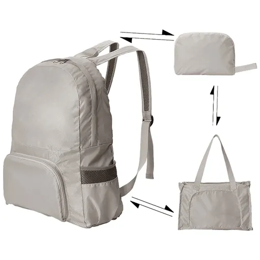 Foldable Backpack for Travel 20L Packable Daypack Lightweight Water Resistant for Outdoor Sports Travel Hiking Camping Khaki