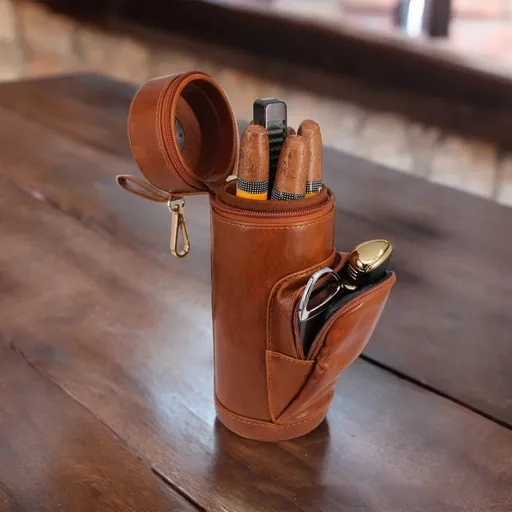 New Creative Men's Retro Handmade Cigar Case