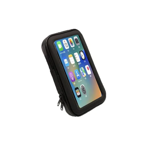 Hongde Motorcycle Bag Touch Screen Phone Holder... Black 7 inch bag universal clip color box