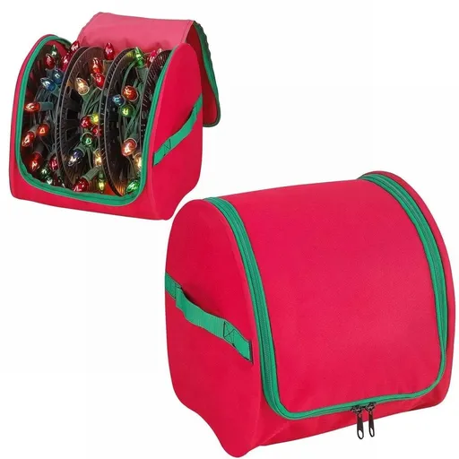 Premium Christmas Light Storage Bag – Heavy Duty Tear Proof 600D/Inside PVC Material with Reinforced Handles