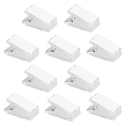 10x Clip Tapestry Wall Hangers Self Adhesive Clips Wall Clips Poster Hangers Shower Curtain Clips Double Adhesive Spring Clips for Blankets Posters Party 1" x 0.51" x 0.51" CL3