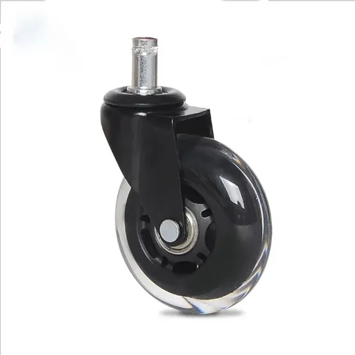 2PCS Soft rotary joystick game chair casters replacement, suitable for smooth and safe rolling of hardwood tile flooring
