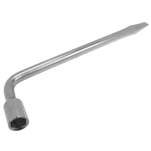 Multi functional L-shaped car tire disassembly wrench flat head pry bar tire replacement sleeve labor-saving wrench