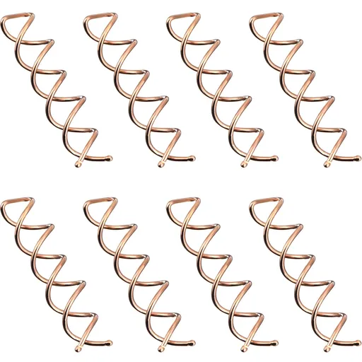 Spiral hair pins - rotating clips - knot rollers - DIY - rotating styling - hair sticks - hair styling tools - 20-piece set - rose gold