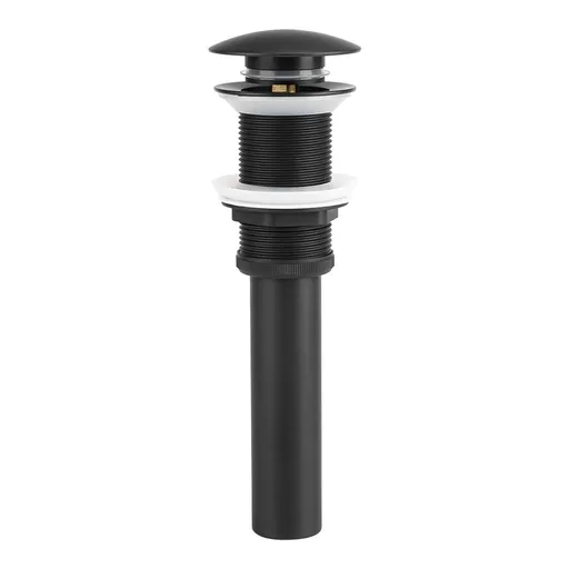 Kitchen Bathroom Basin Sink Solid Brass Popup Drain Stopper Black