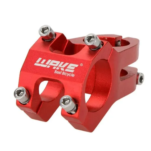MTB Mountain Bike Handlebar Stem 31.8mm Aluminium Alloy Short Stem Cycling Part - Red