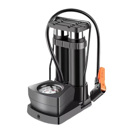 Foot Twin Cylinder Air Pump, Bike Floor Pumps, Air Pump for Ball, for Bicycle Motorbike & Inflatable Bed Pillow & Swimming Items