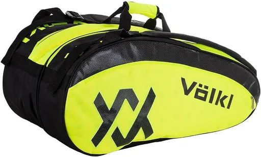 Volkl Classic Tour Combi Bag for 6-9 Tennis Racquets in Yellow/Black
