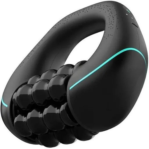 rolling wheel massager, percussion massager, deep tissue massage, muscle recovery, full body massage, 3 speed massager, sports recovery, Australian massage device - Black - Size General-purpose motor