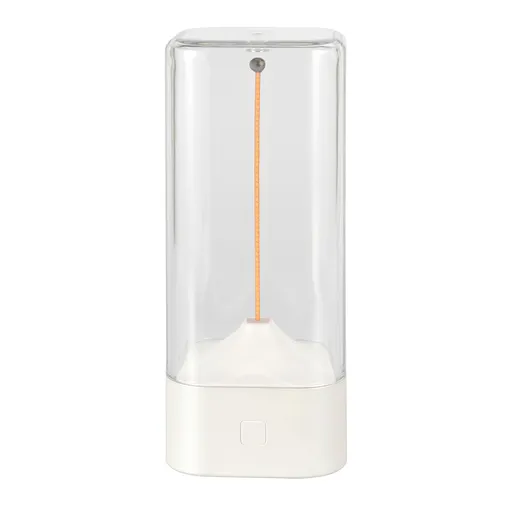 Magnetic Levitating Night Light with Flexible LED - USB-C Rechargeable, Stepless Dimming & Outdoor Hook(white)