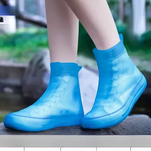 Waterproof Non-Slip Silicone Shoe Covers, Reusable Outdoor Sneaker Protectors with Enhanced Grip XL