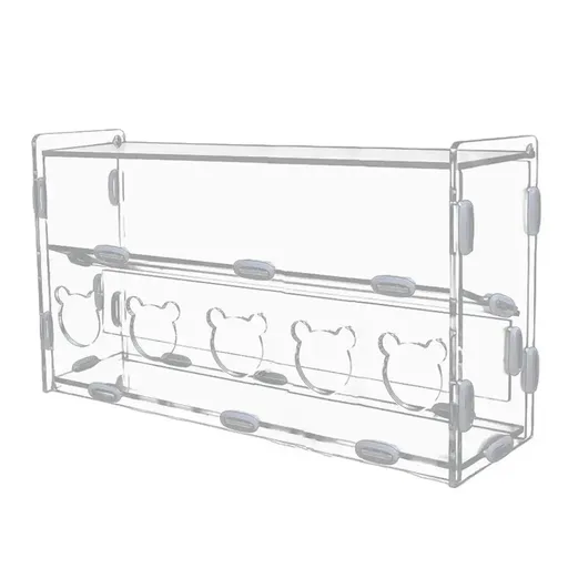 Automatic Acrylic Chicken Feeder Rutin Pet Supplies for Poultry Feeding System - 5 Holes