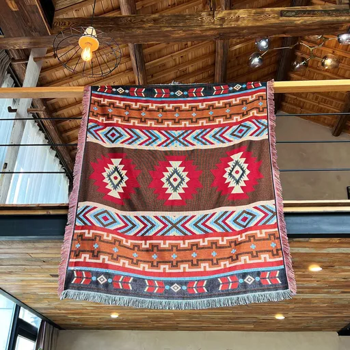 180*300cm Bohemian Picnic Blanket, Waterproof Camping Blanket, Outdoor Rug for Camping, Picnic, Beach