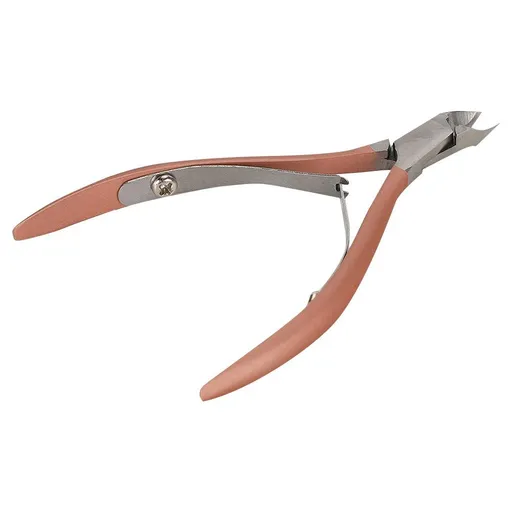 Stainless Steel Nail Dead Skin Scissors, Nail Trimmer For Hangnail Remover, Manicure Pedicure Tool(Rose Gold)