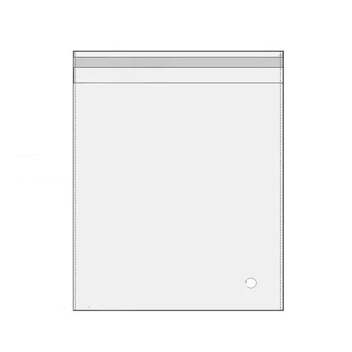 Multi-size Clear Self-Seal Cellophane Bags - Bulk Adhesive Opp - 15*20+3