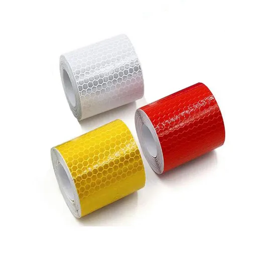 Reflective Warning Tape 3 Pcs Self-Adhesive Reflective Safety Warning Tape 1m5cm Reflector Tape Security Marking Tape
