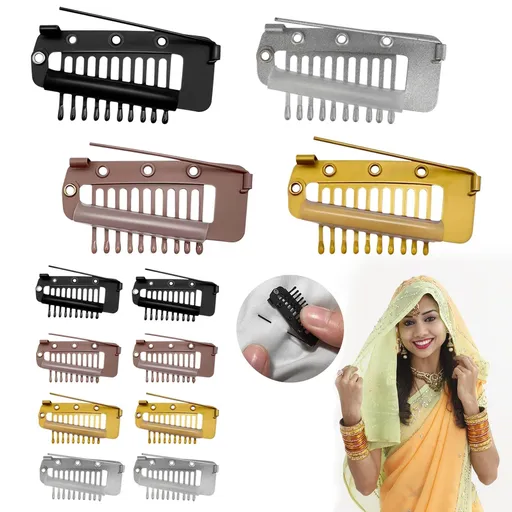 12 pcs, Clips Hair Clips Suit for Hair Pins for Styling Hair Extension Clips Wig Grip Pins, Hair Pin Clips Indian for Woman