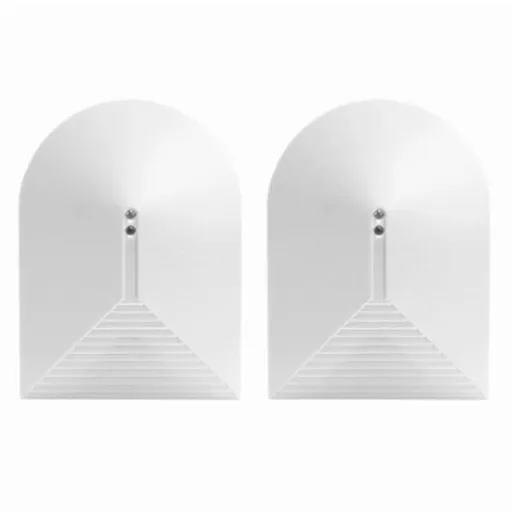 Home Security 2-Pack Wired Glass Break Sensor Detector for Alarm System